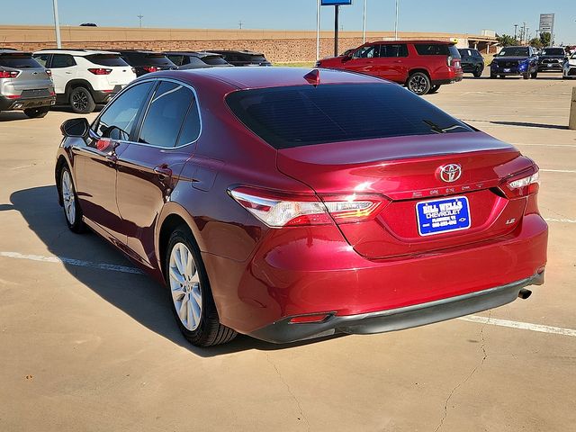 Used Car 2020 Toyota Camry  Le For Sale Under $20,000 In Plainview, Texas