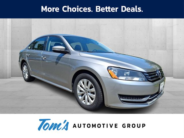 Silver 2012 Volkswagen Passat Sedan Front-Wheel Drive 6-Speed Automatic