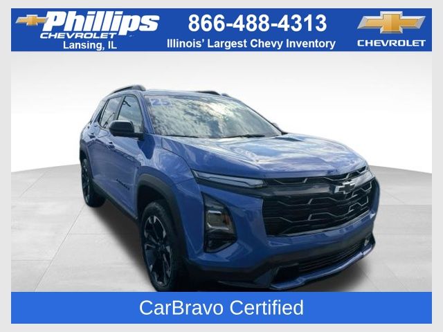 Reef Blue Metallic 2025 Chevrolet Equinox SUV / Crossover Front-Wheel Drive Continuously Variable Transmission