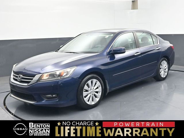 Blue 2015 Honda Accord Sedan Front-Wheel Drive Continuously Variable Transmission