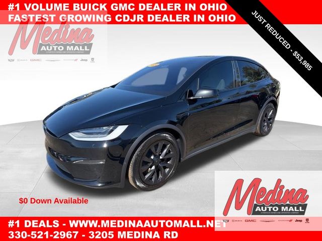 Solid Black 2022 Tesla Model X Plaid AWD SUV / Crossover All-Wheel Drive 1-Speed Automatic