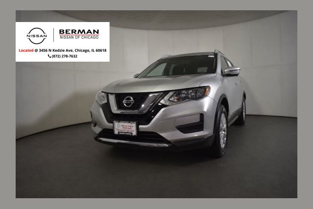 Brilliant Silver 2017 Nissan Rogue SV AWD SUV / Crossover All-Wheel Drive Continuously Variable Transmission