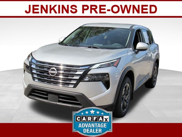 Brilliant Silver Metallic 2024 Nissan Rogue SUV / Crossover Front-Wheel Drive Continuously Variable Transmission