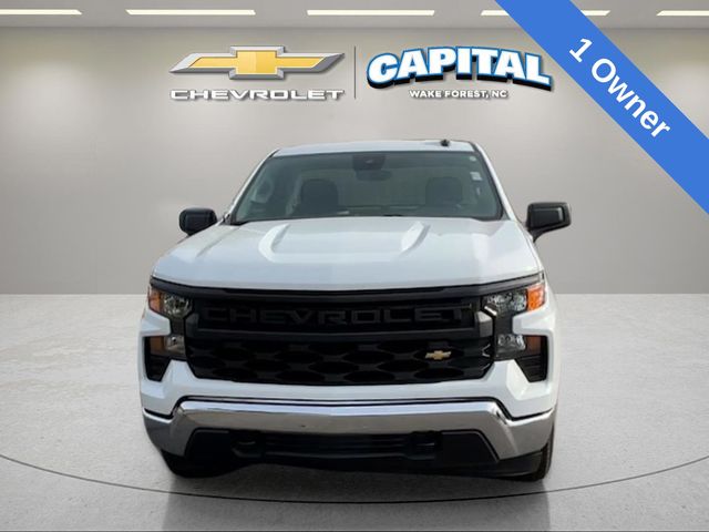 Summit White 2025 Chevrolet Silverado 1500 Work Truck Regular Cab LB RWD Pickup Truck 4X2 Automatic
