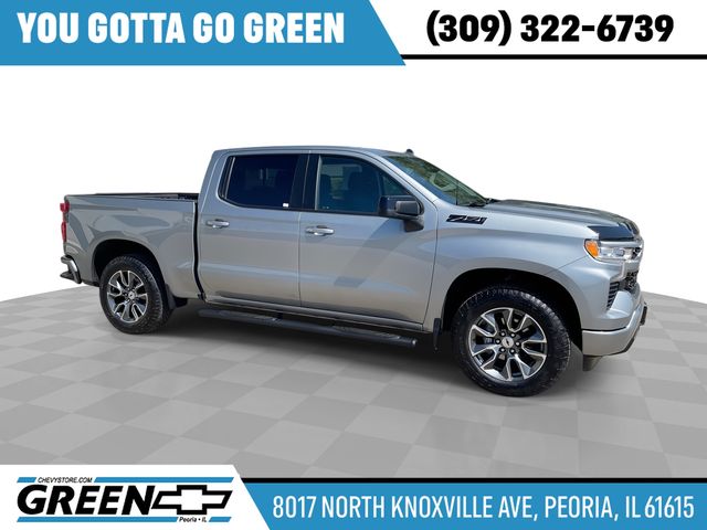 Sterling Gray Metallic 2024 Chevrolet Silverado 1500 Pickup Truck Four-Wheel Drive Automatic