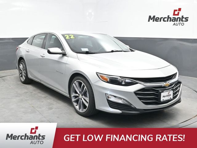 Silver Ice Metallic 2022 Chevrolet Malibu Sedan Front-Wheel Drive Continuously Variable Transmission