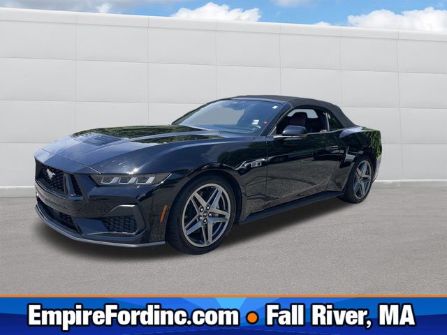 Shadow Black 2024 Ford Mustang Convertible Rear-Wheel Drive Automatic