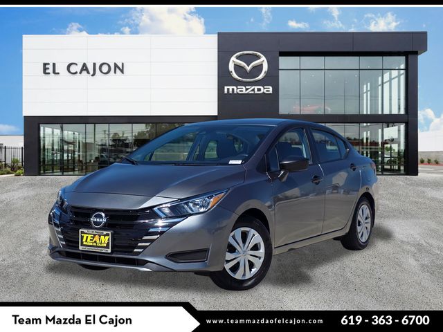 Gray (Gun Metallic) 2024 Nissan Versa S FWD Sedan Front-Wheel Drive Continuously Variable Transmission