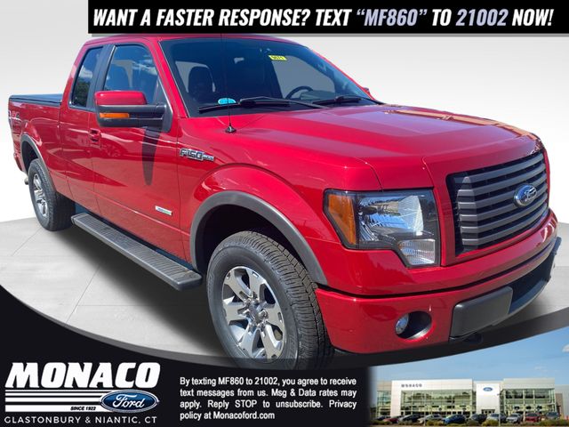 Red Candy 2012 Ford F-150 Pickup Truck Four-Wheel Drive 6-Speed Automatic