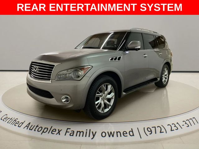 Gray (Platinum Graphite) 2011 INFINITI QX56 RWD with Split Bench Seat Package SUV / Crossover 4X2 7-Speed Automatic