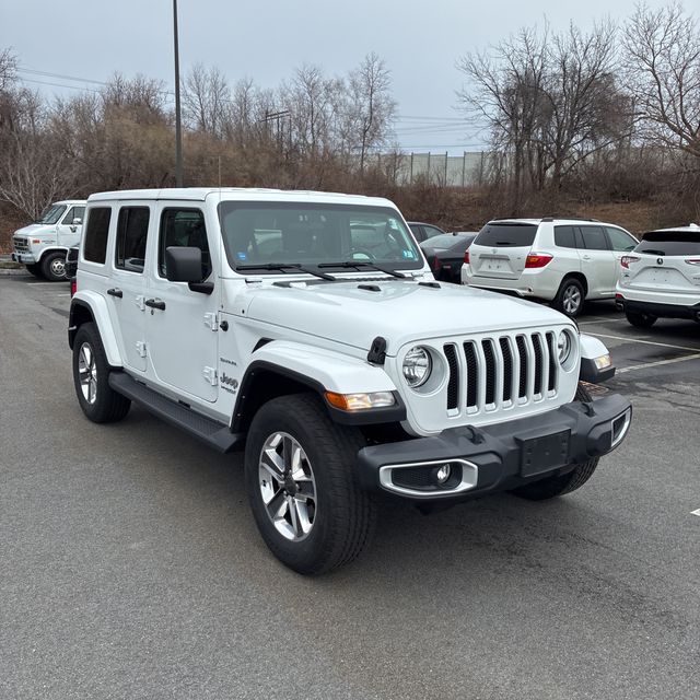 Bright White Clearcoat 2021 Jeep Wrangler Unlimited Sahara 4WD SUV / Crossover Four-Wheel Drive 8-Speed Automatic