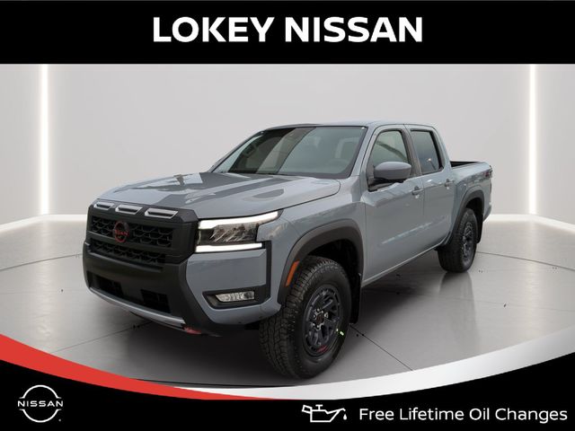Boulder Gray Pearl 2026 Nissan Frontier Pickup Truck Four-Wheel Drive 9-Speed Automatic Overdrive