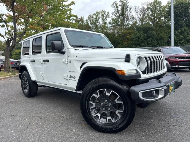 Bright White Clearcoat 2024 Jeep Wrangler SUV / Crossover Four-Wheel Drive 8-Speed Automatic