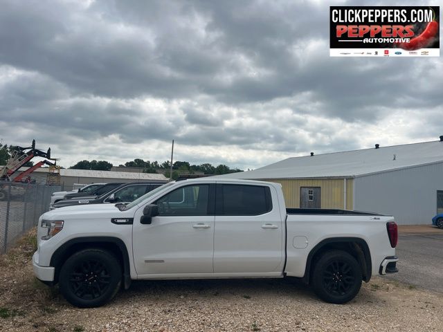 Summit White 2021 GMC Sierra 1500 Elevation Crew Cab 4WD Pickup Truck Four-Wheel Drive Automatic