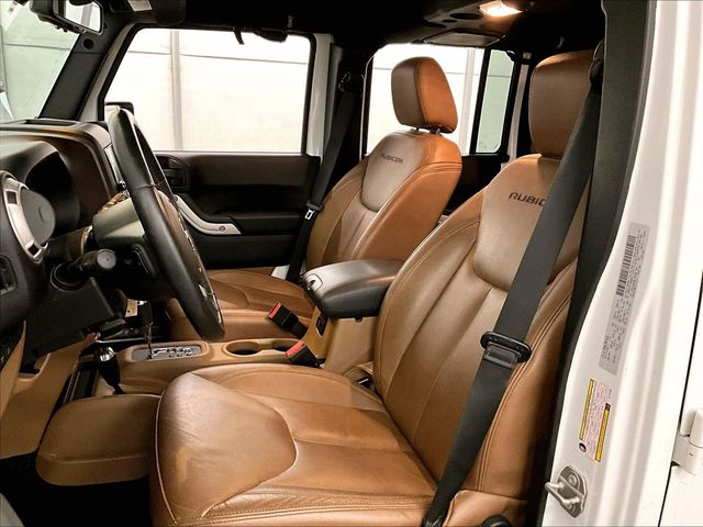 2016 Jeep Wrangler Unlimited Rubicon White at Luther Ford