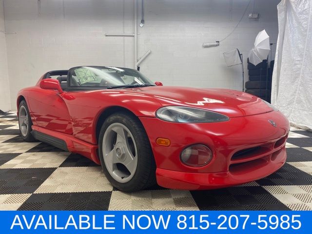 Red 1992 Dodge Viper Convertible Rear-Wheel Drive 6-Speed Manual