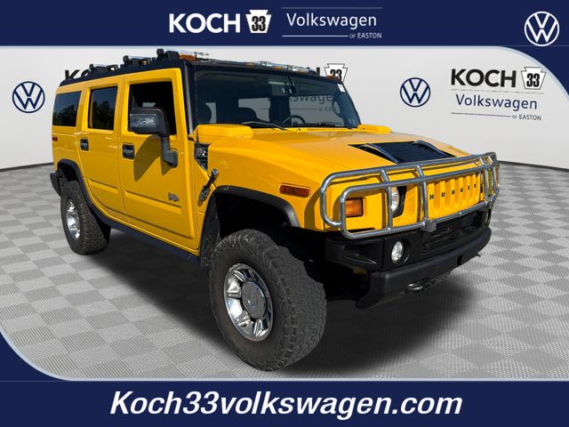 Yellow 2007 Hummer H2 Base SUV / Crossover Four-Wheel Drive 4-Speed Automatic Overdrive