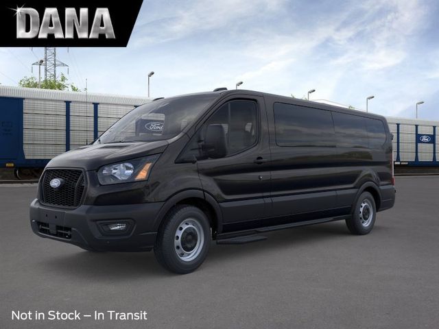 Agate Black Metallic 2026 Ford Transit Passenger 350 XL Low Roof LB RWD Van Rear-Wheel Drive