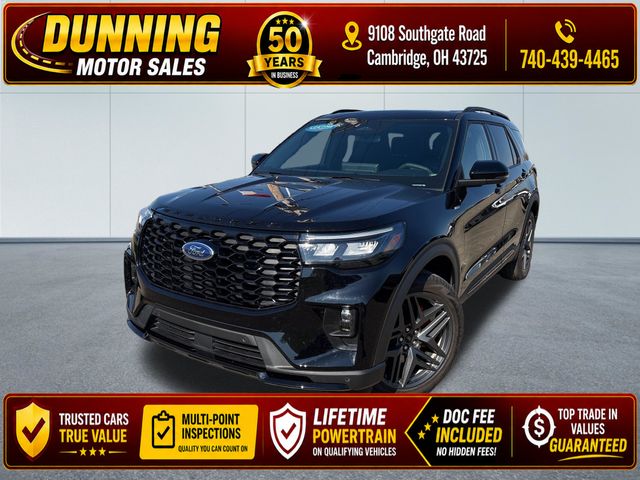 Agate Black Metallic 2026 Ford Explorer SUV / Crossover All-Wheel Drive Automatic