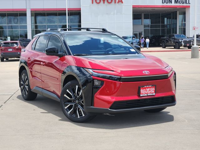 2026 Toyota bZ Limited Red at Classic Toyota Galveston