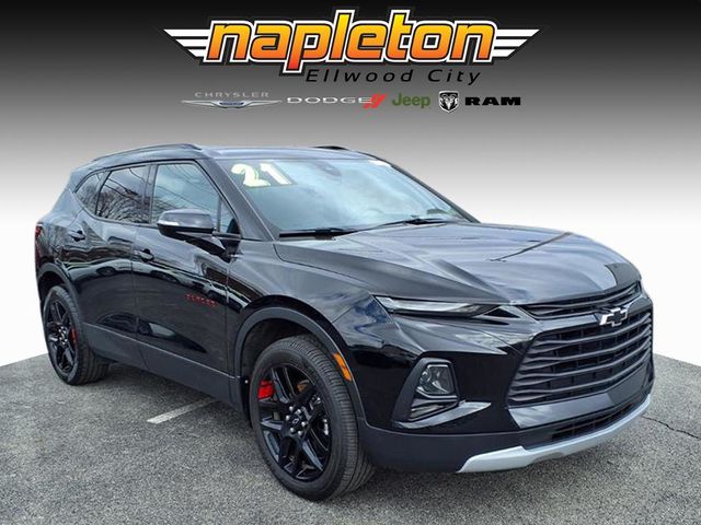 Black 2021 Chevrolet Blazer 3LT AWD SUV / Crossover All-Wheel Drive 9-Speed Automatic