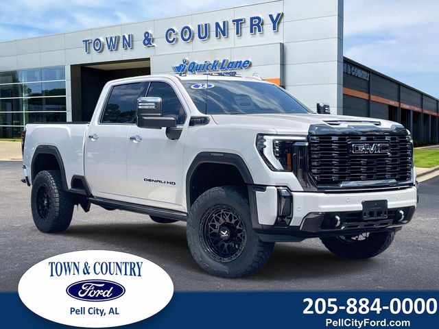 White Frost Tricoat 2024 GMC Sierra 2500HD Pickup Truck Four-Wheel Drive Automatic