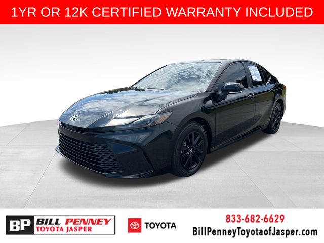 Midnight Black Metallic 2025 Toyota Camry LE FWD Sedan Front-Wheel Drive Continuously Variable Transmission