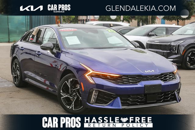 Yacht Blue 2025 Kia K5 GT-Line FWD Sedan Front-Wheel Drive 8-Speed Automatic