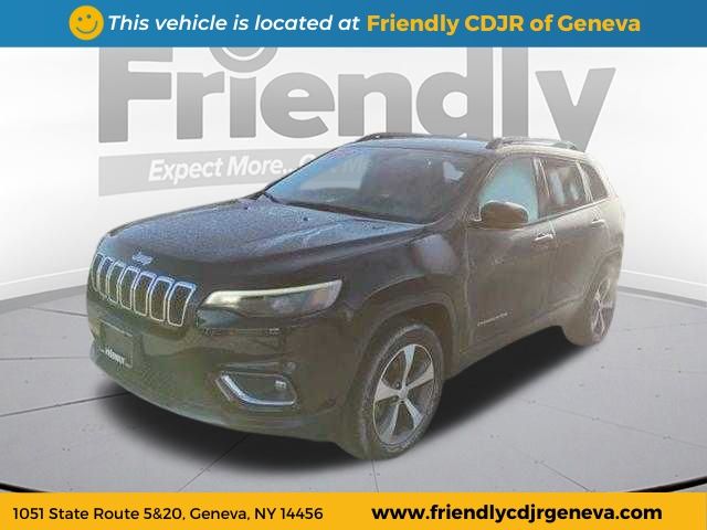 Diamond Black Crystal Pearlcoat 2022 Jeep Cherokee Limited 4WD SUV / Crossover Four-Wheel Drive 9-Speed Automatic