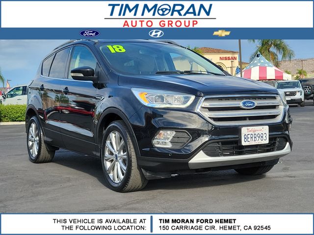 Shadow Black 2018 Ford Escape SUV / Crossover All-Wheel Drive 6-Speed Automatic