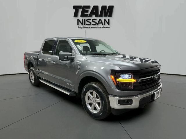 Carbonized Gray Metallic 2024 Ford F-150 XLT SuperCrew 4WD Pickup Truck Four-Wheel Drive Automatic