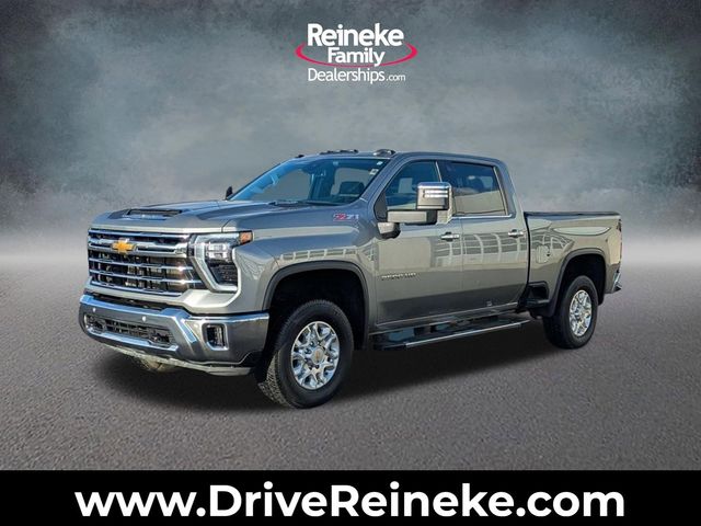 Sterling Gray Metallic 2024 Chevrolet Silverado 2500HD LTZ Crew Cab 4WD Pickup Truck Four-Wheel Drive Automatic