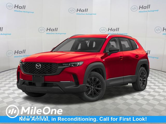 Soul Red Crystal Metallic 2025 Mazda CX-50 Hybrid Preferred AWD SUV / Crossover All-Wheel Drive Continuously Variable Transmission