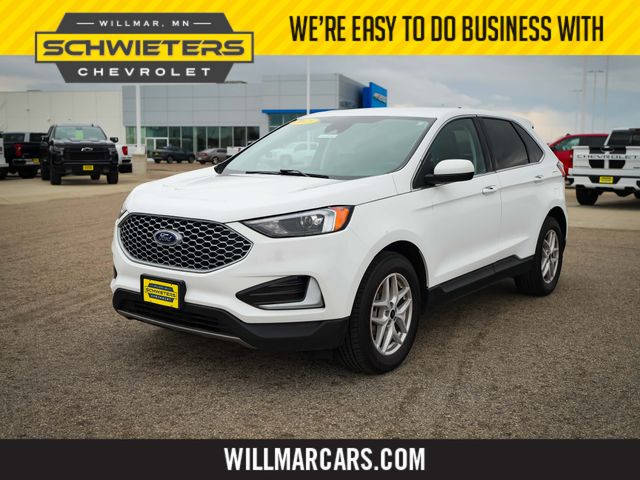 Oxford White 2023 Ford Edge SEL AWD SUV / Crossover All-Wheel Drive 8-Speed Automatic