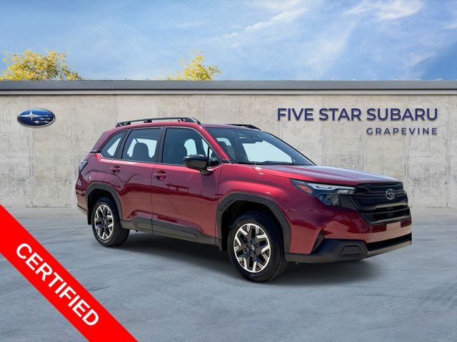 Crimson Red Pearl 2026 Subaru Forester Crossover AWD SUV / Crossover All-Wheel Drive Continuously Variable Transmission