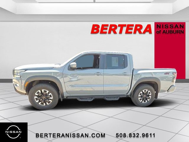 Boulder Gray 2023 Nissan Frontier Pickup Truck Four-Wheel Drive 9-Speed Automatic
