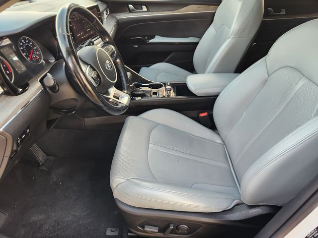 2021 Kia K5 EX White at DeMontrond Auto Country