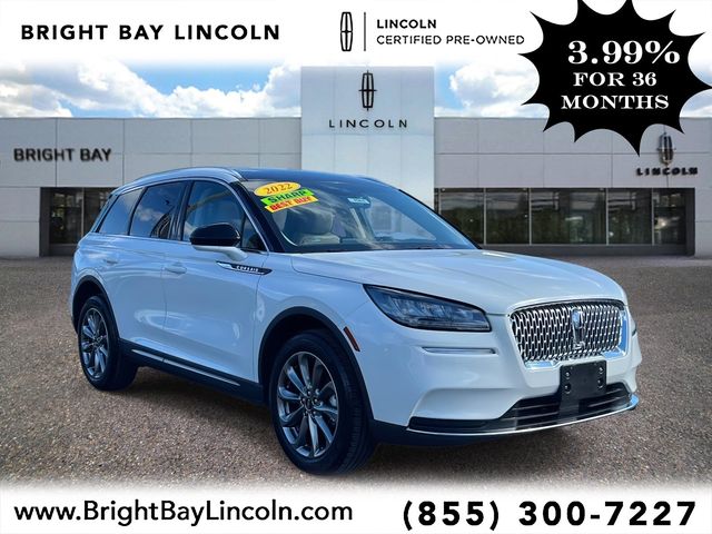 Pristine White Metallic Tri-Coat 2022 Lincoln Corsair Standard AWD SUV / Crossover All-Wheel Drive 8-Speed Automatic