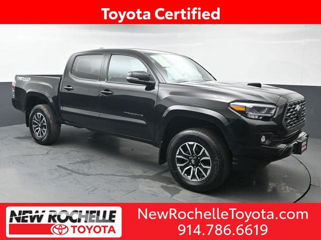 Black 2023 Toyota Tacoma TRD Sport Double Cab 4WD Pickup Truck Four-Wheel Drive 6-Speed Automatic