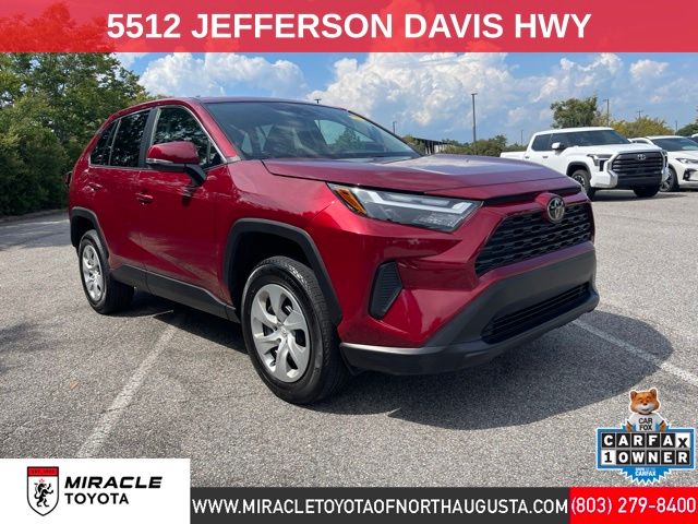 Red (Ruby Flare Pearl) 2024 Toyota RAV4 SUV / Crossover Front-Wheel Drive 8-Speed Automatic
