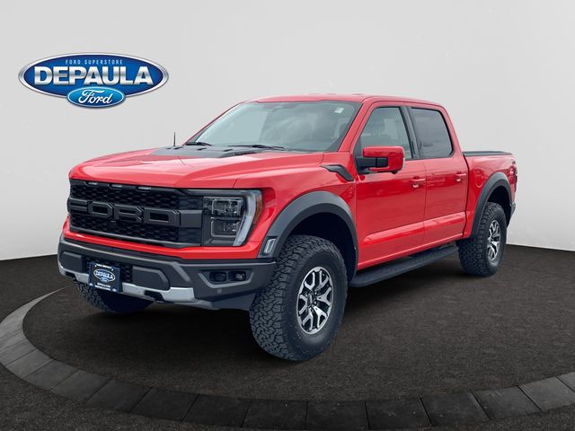 Orange Metallic 2023 Ford F-150 Pickup Truck Four-Wheel Drive Automatic