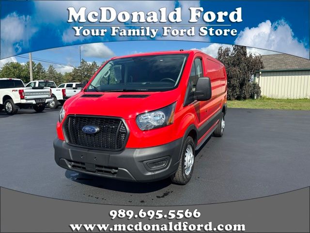 Race Red 2025 Ford Transit Cargo Van All-Wheel Drive