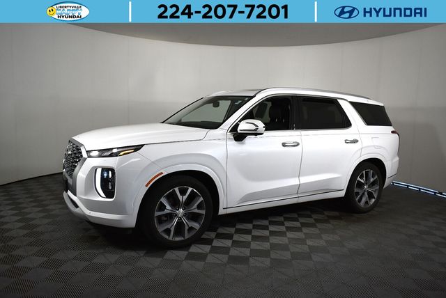 Hyper White 2021 Hyundai Palisade SUV / Crossover All-Wheel Drive 8-Speed Automatic