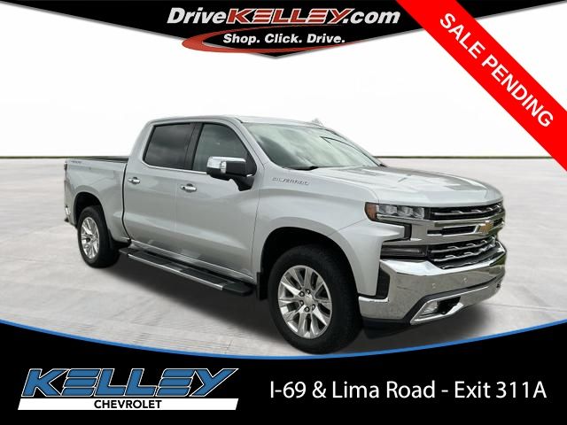 Silver Ice Metallic 2019 Chevrolet Silverado 1500 Pickup Truck Four-Wheel Drive 8-Speed Automatic