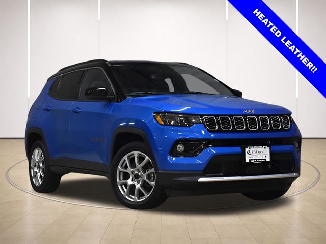 Hydro Blue Pearlcoat 2025 Jeep Compass Limited 4WD SUV / Crossover Four-Wheel Drive 8-Speed Automatic