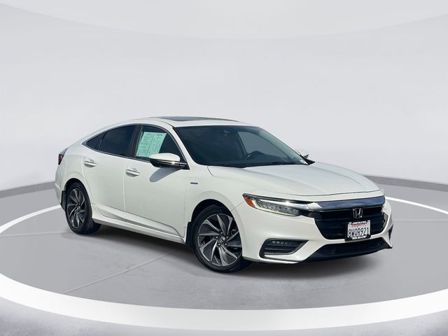 Platinum White Pearl 2021 Honda Insight Touring FWD Sedan Front-Wheel Drive Continuously Variable Transmission