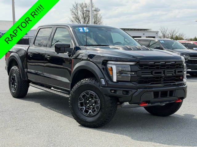 Black Metallic 2025 Ford F-150 Raptor SuperCrew 4WD Pickup Truck Four-Wheel Drive Automatic