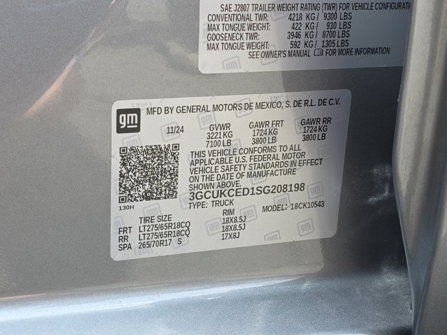 Used 2025 Gray Chevrolet Custom Trail Boss image 37