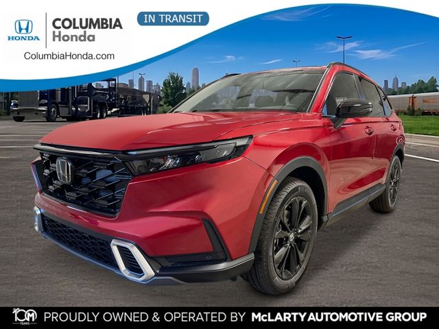 Radiant Red Metallic 2026 Honda CR-V Hybrid SUV / Crossover All-Wheel Drive Continuously Variable Transmission