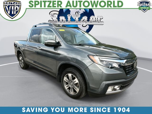 Gray (Modern Steel Metallic) 2018 Honda Ridgeline Pickup Truck All-Wheel Drive 6-Speed Automatic